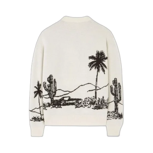 Desert Print-Knitted Jumper