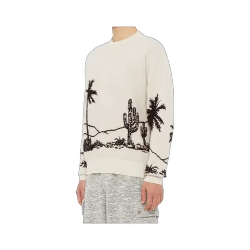Desert Print-Knitted Jumper