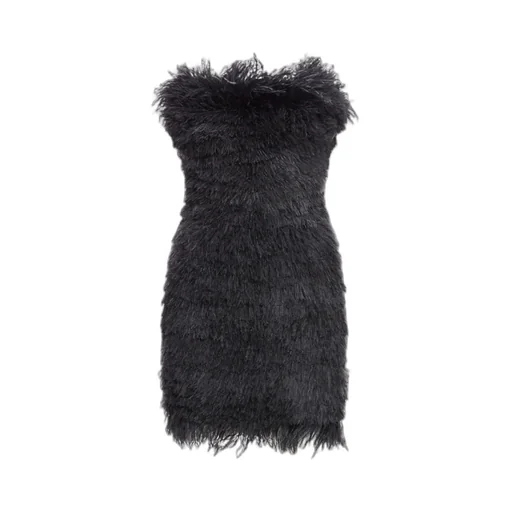 Sportmax Zip Detailed Strapless Dress