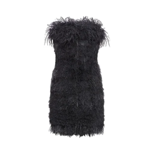 Sportmax Zip Detailed Strapless Dress