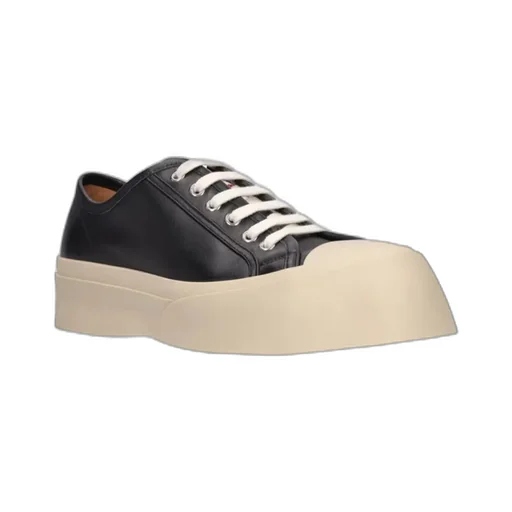 Marni Logo Patch Lace-Up Sneakers