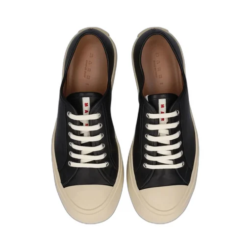 Marni Logo Patch Lace-Up Sneakers