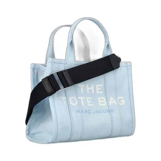 Marc Jacobs Logo Printed Zip-Up Small Tote Bag