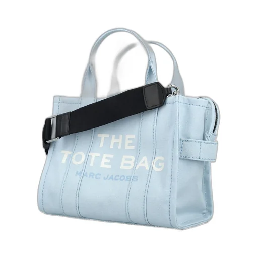 Marc Jacobs Logo Printed Zip-Up Small Tote Bag