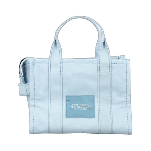 Marc Jacobs Logo Printed Zip-Up Small Tote Bag