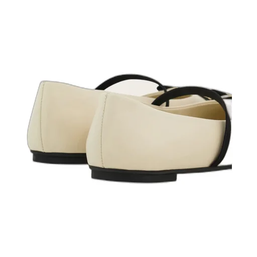 Ferragamo New Vara Plate Bicolor Ballet Flats