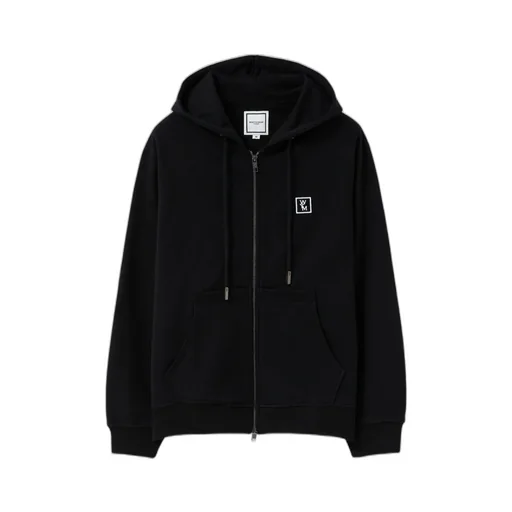 Logo-Patch Hooded Jacket