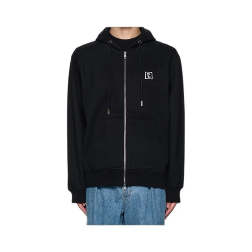Logo-Patch Hooded Jacket