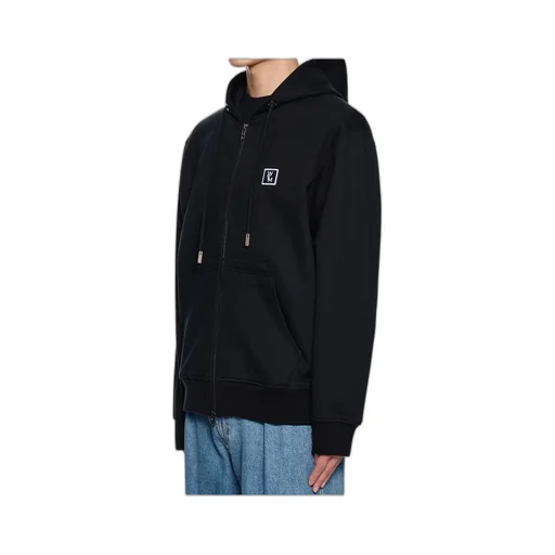 Logo-Patch Hooded Jacket