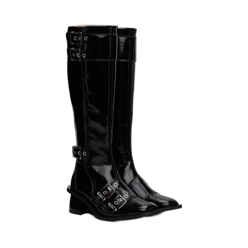 Ganni Knee High Heeled Boots