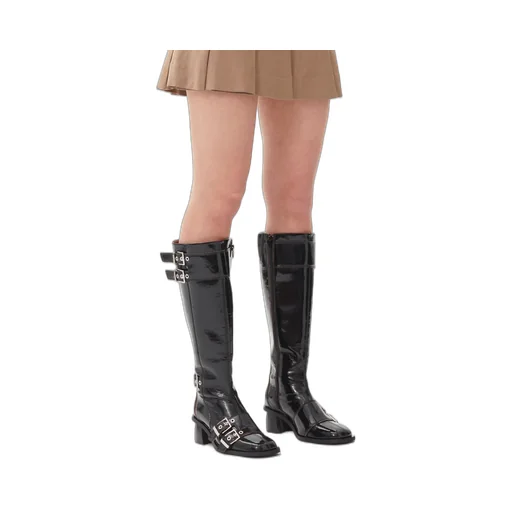 Ganni Knee High Heeled Boots