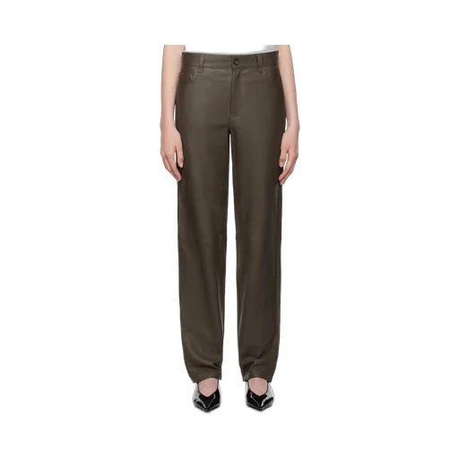 TotÊMe Buttoned Tapered-Leg Trousers