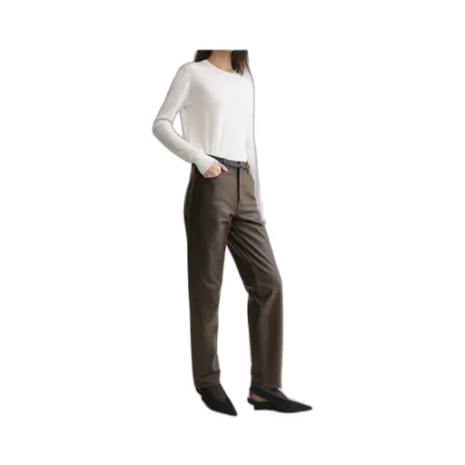 TotÊMe Buttoned Tapered-Leg Trousers