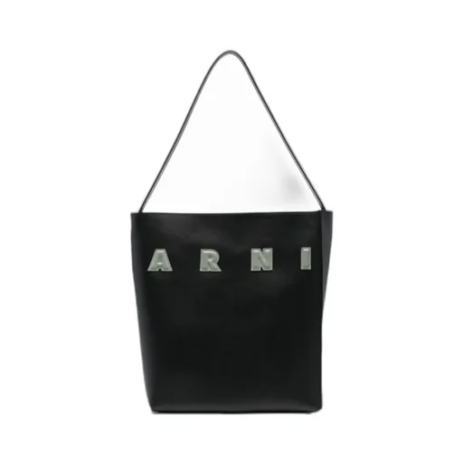 Marni Museo Logo Patch Tote Bag