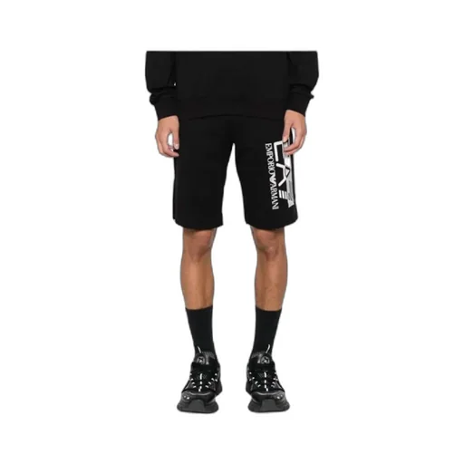 Logo-Print Cotton Track Shorts