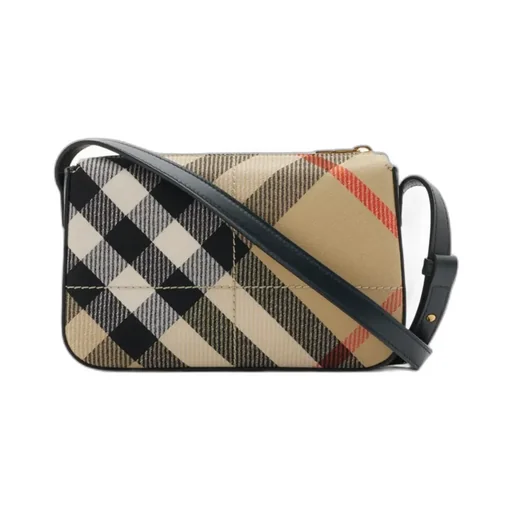 Burberry Snip Checked Shoulder Bag