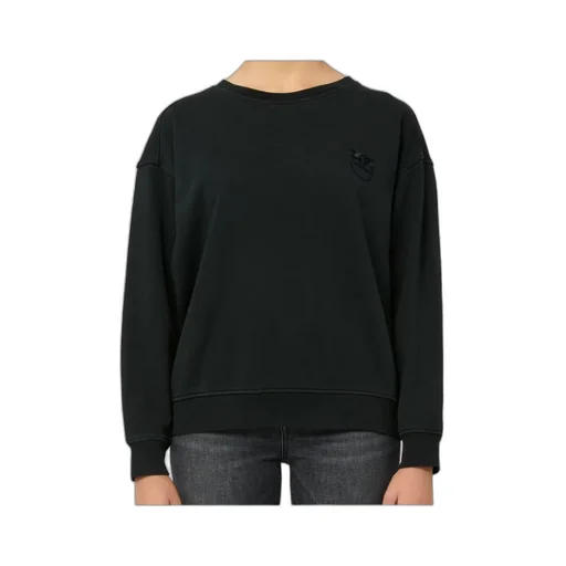 Pinko Logo Embroidered Crewneck Sweatshirt