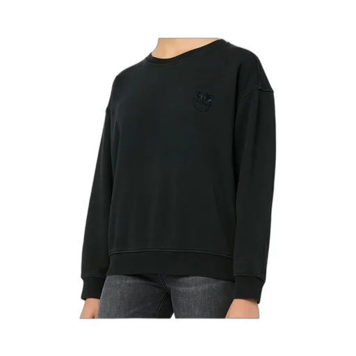 Pinko Logo Embroidered Crewneck Sweatshirt