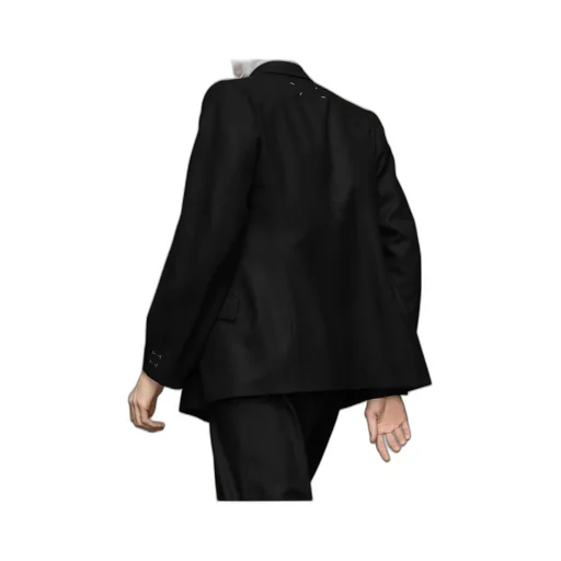 Maison Margiela Barathea Single-Breasted Suit Jacket