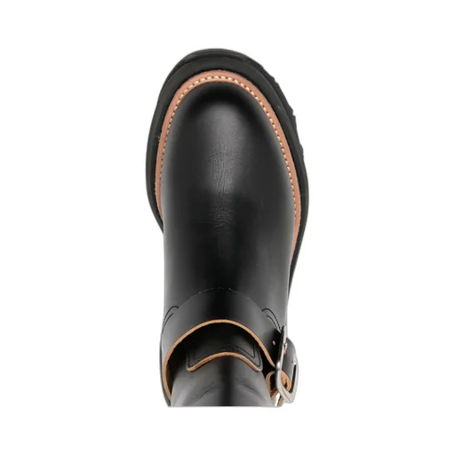 Sacai Buckle Detailed Engineer Boots