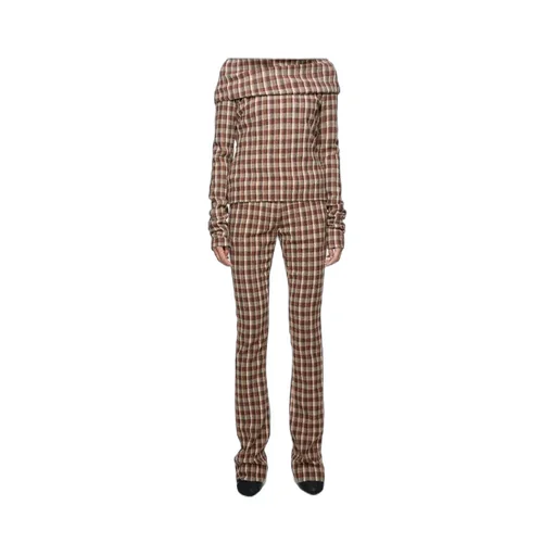 Acne Studios Check Tailored Trousers