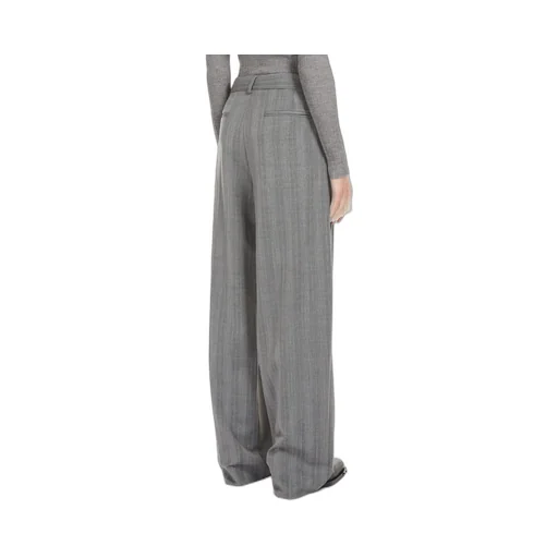 Sportmax Stripe Detailed Wide Leg Trousers