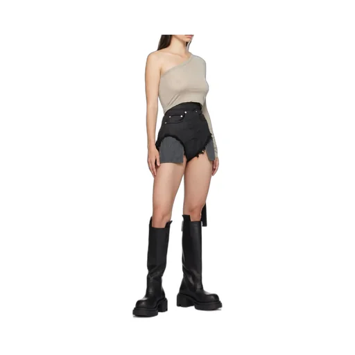 Rick Owens Drkshdw Ziggy Cropped Top