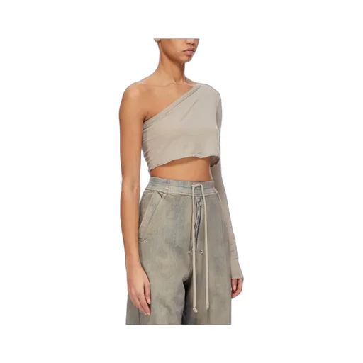 Rick Owens Drkshdw Ziggy Cropped Top