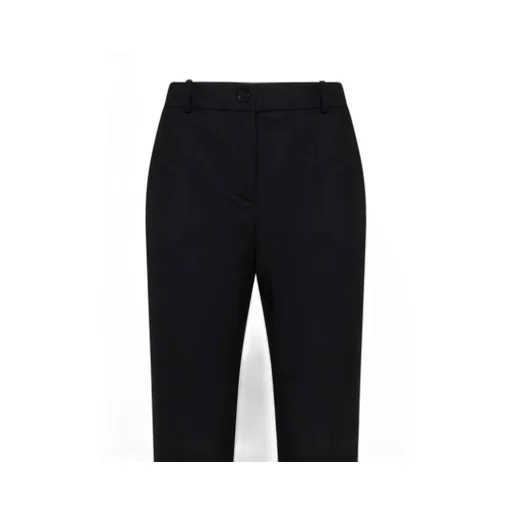Medium And High Waist Slim-Fitting Straight Pants