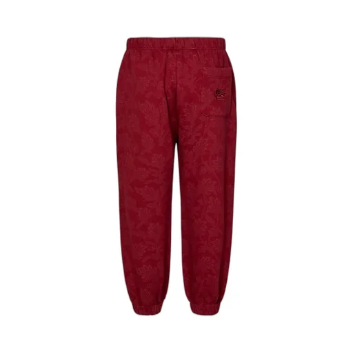Elastic Waist Paisley Printed Sweatpants