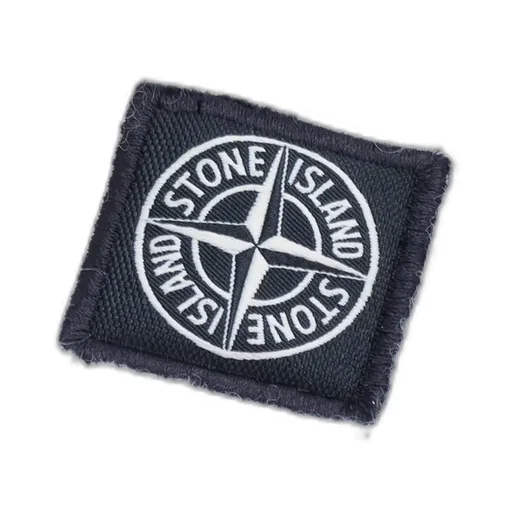 Stone Island Junior Compass Patch Knitted Scarf