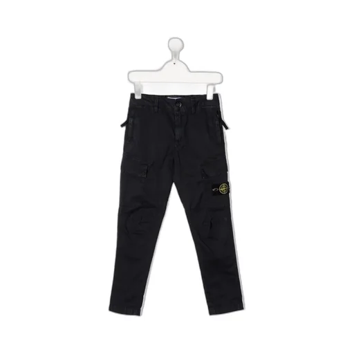 Side Logo-Patch Trousers