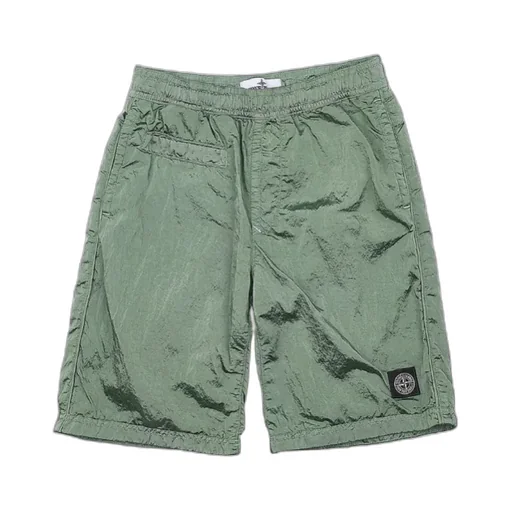 Elastic Belt Swimming Trunks