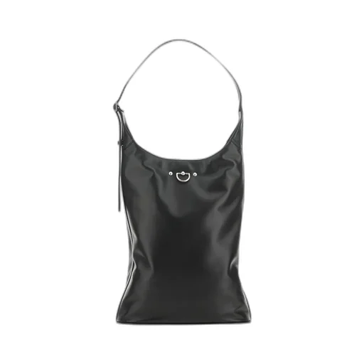D-Ring Leather Tote Bag