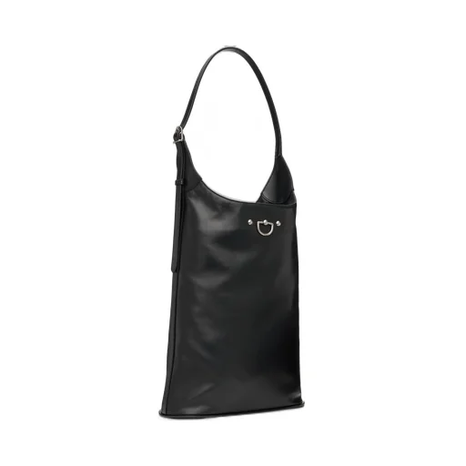 D-Ring Leather Tote Bag