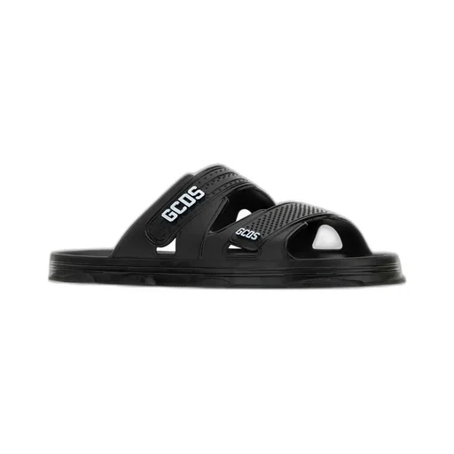 Gcds Logo Printed Touch-Strap Slippers