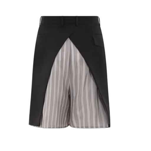 Tidan Layered Twill Shorts