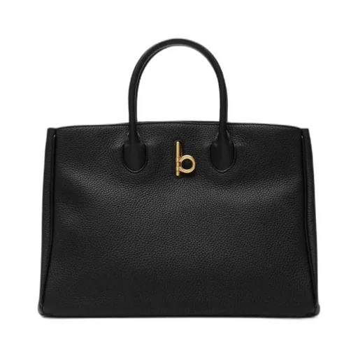 Burberry Logo Detailed Top Handle Bag