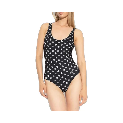Dolce & Gabbana Dg Logo Printed One-Piece Racing Swimsuit