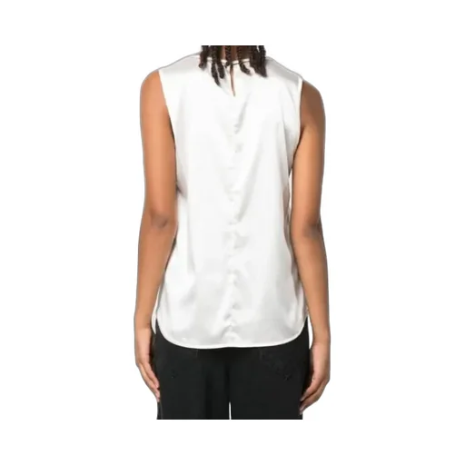Punto Luce-Detail Satin Top
