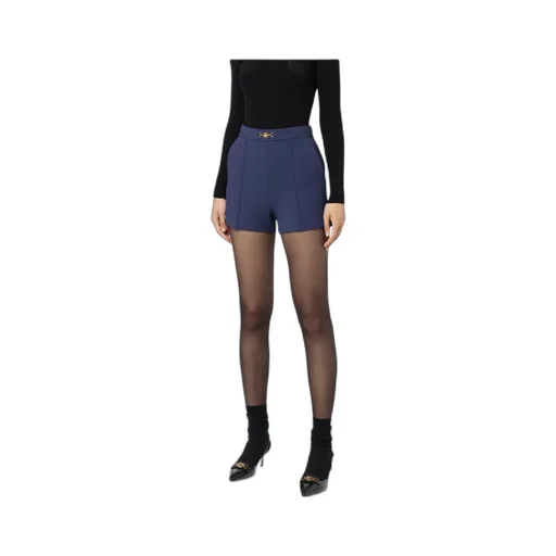 Elisabetta Franchi Stretch CrÊPe Horsebit Shorts
