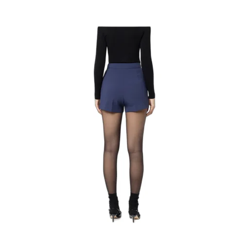 Elisabetta Franchi Stretch CrÊPe Horsebit Shorts