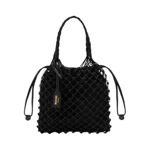 Handbag With Woven Handle