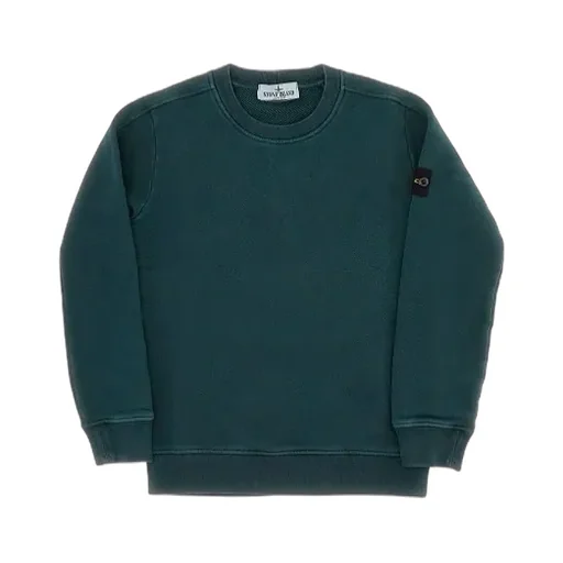 Stone Island Junior Logo Patch Crewneck Sweatshirt