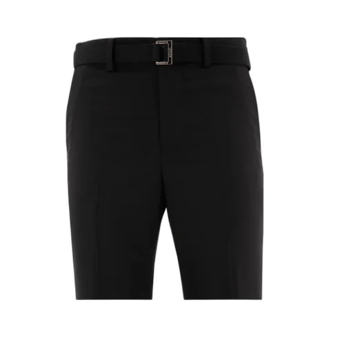 Sacai Belted Straight Leg Trousers