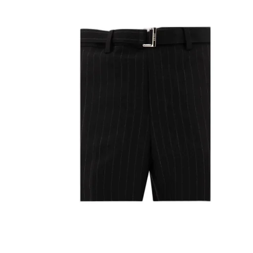 Sacai Belted Pinstriped Trousers