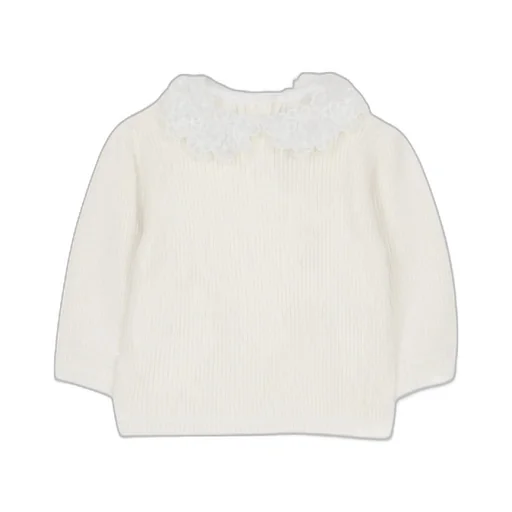 Floral-Embroidery Sweater