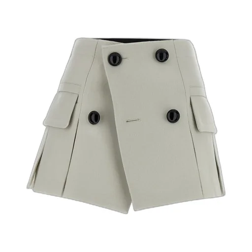 Sacai Melton Button Detailed Skorts
