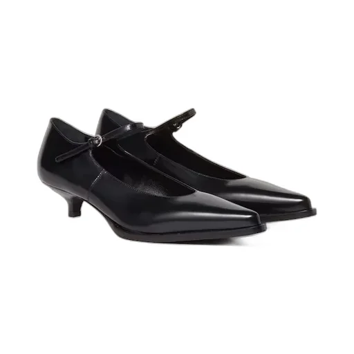 Miu Miu Buckle-Fastened Pointed-Toe Pumps