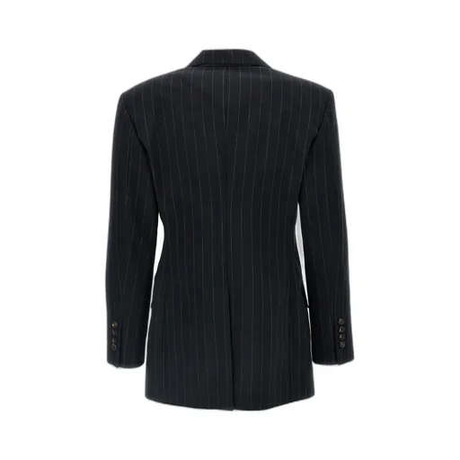 Brunello Cucinelli Pinstriped Double Breasted Blazer